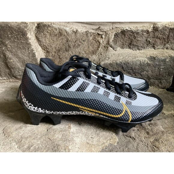 Nike Vapor Edge Speed 360 Football Cleats White/Gold/Black DQ5110-002 Men Sz 7.5 - Picture 2 of 7